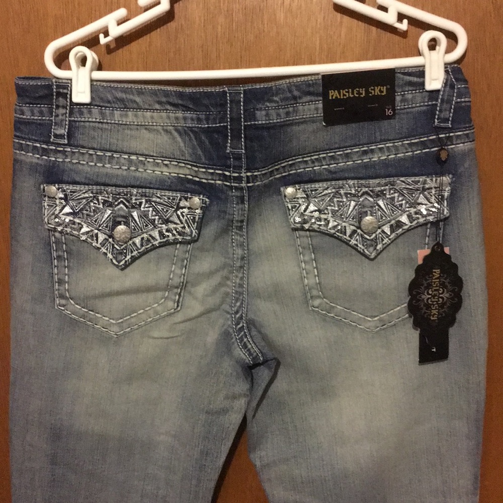 NWT Size 16 Paisley Sky Jeans